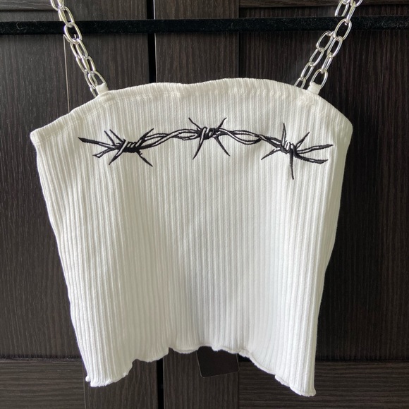 Dolls Kill Tops - Poster Grl/ Dolls Kill chain tank top